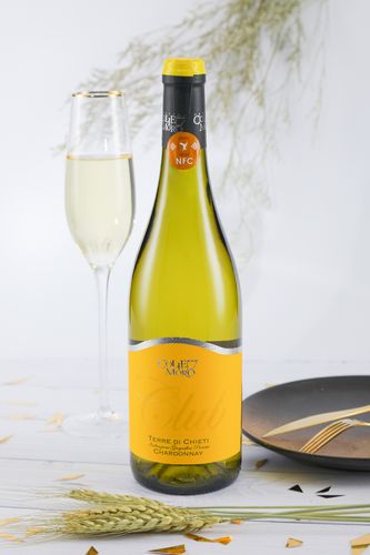 意大利霞多丽doc白葡萄酒原瓶进口柑橘矿物清凉干白静态葡萄酒