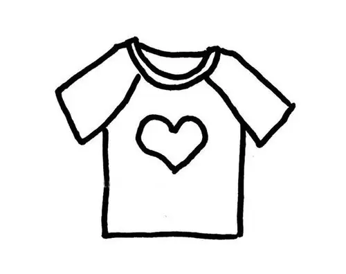 四张短袖t恤简笔画的简笔画画法_动漫人物_儿童简笔画大全_可乐云