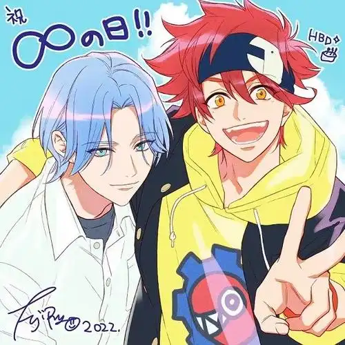 无限滑板#冨士原良 绘制的兰加&历