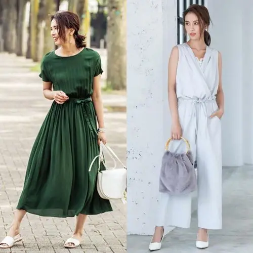 夏天不会穿搭的菇凉look推荐一组可照穿的日系通勤减龄搭配