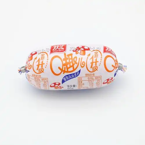 双汇q趣火腿肠70g40个休闲零食蘑菇泡椒玉米香辣孜然整箱批发