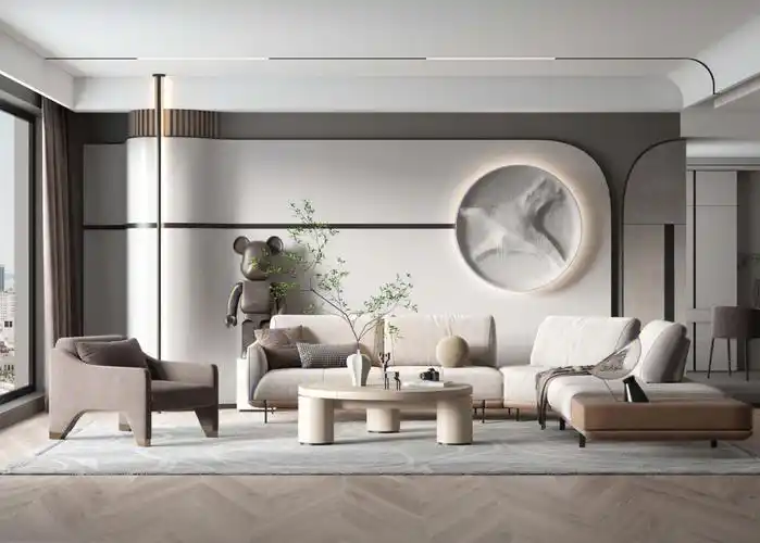 现代简约主流的无主灯吊顶