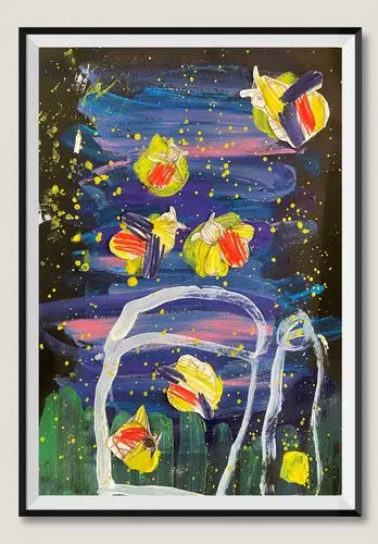 《夜晚的萤火虫》