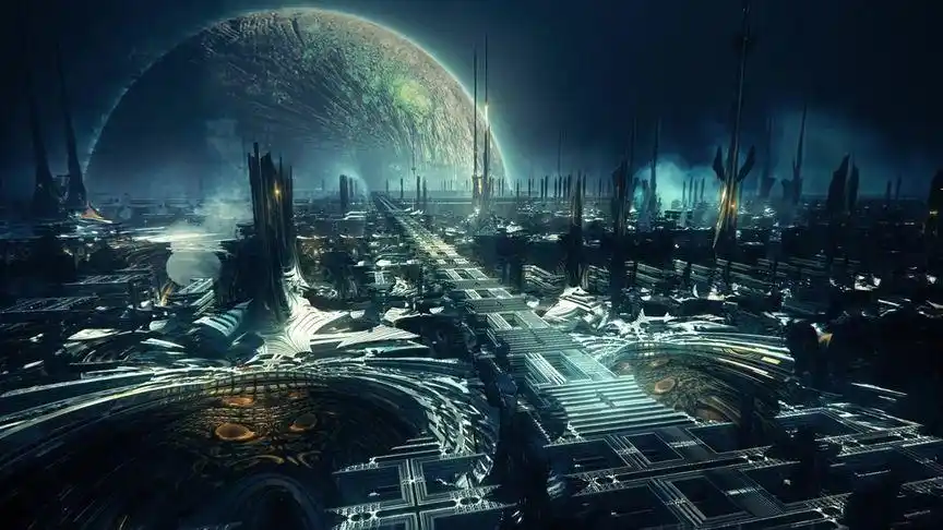 科幻:每一帧都是科幻大片《太空幻想》,未来世界畅想,视觉盛宴
