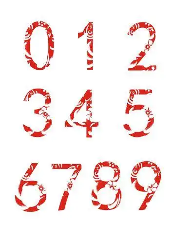 6数字剪纸 手工剪纸图片大全简单-普车都