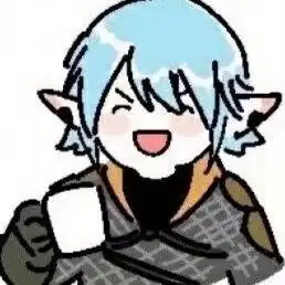 14的角色奥尔什方的头像,希望服装和配色尽量按照原本设定,表情动作是