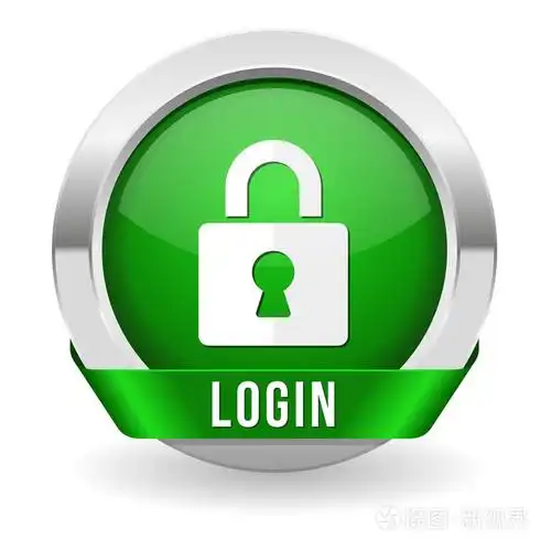 圆形绿色登录按钮