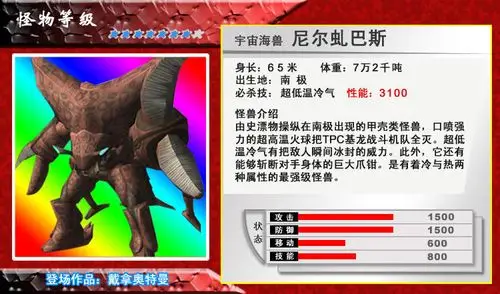 展开全部 如果我记得没错的话是第25和第26集,怪兽的名字叫尼尔虬