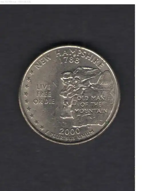 2000年25美分流通硬币