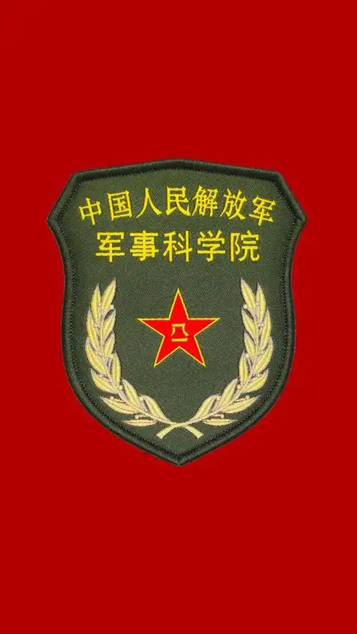 展出解放军和武警部队21式作业服臂章,胸标