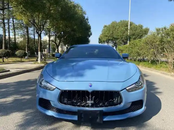 玛莎拉蒂吉博力海王叉原版车况成色很靓