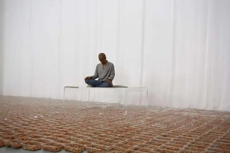 小伙取下自己的肋骨做成项圈,把自己封进水泥里,他的人生太疯狂