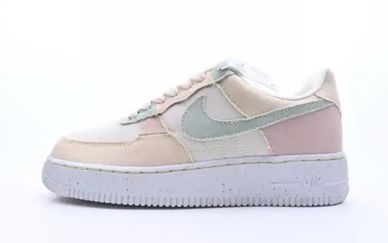 耐克 nike air force 1 low lx nn 空军一号布面马卡龙糖果拼接低帮