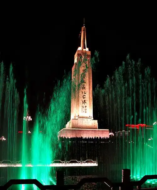 行摄江西,八一广场夜景