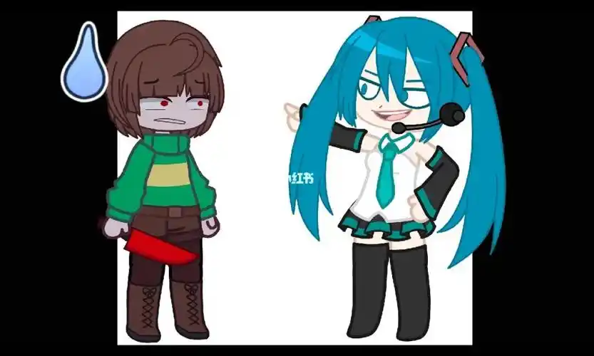 梦幻联动  #ut  #加查俱乐部  #初音未来  #chara  #传说之下  #初音