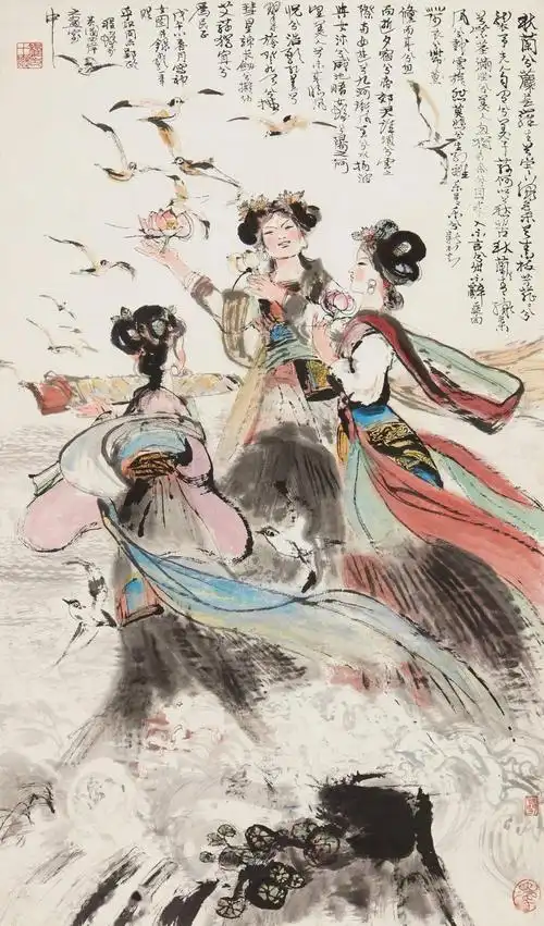 古为今用,洋为中用的程家样:读程十发《神女图》