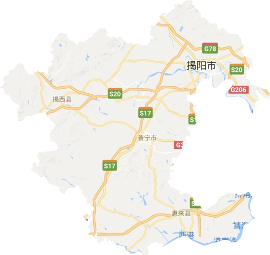 揭阳市行政区域简介