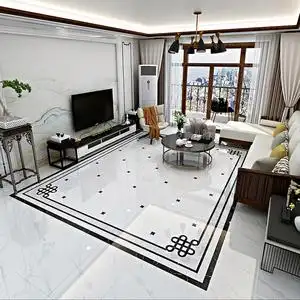 客厅地砖拼花瓷砖中式