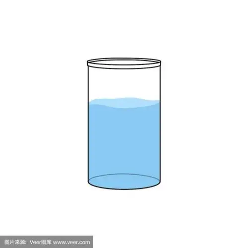 要节约用水,多喝水.股票矢量插图孤立的白色背景.