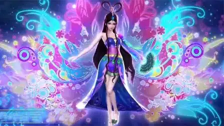 精灵梦叶罗丽:女王入侵人类世界,蓝孔雀反压黑孔雀,镜之力苏醒