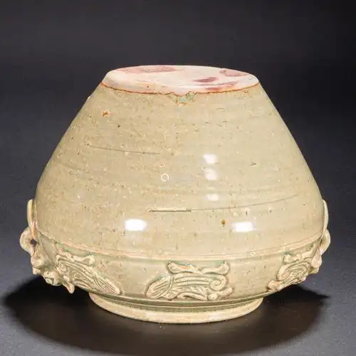 唐代越窑双耳罐