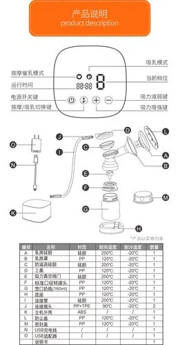 波咯咯(bololo) 【吸奶器配件】bololo波咯咯电动吸奶器配件 1503