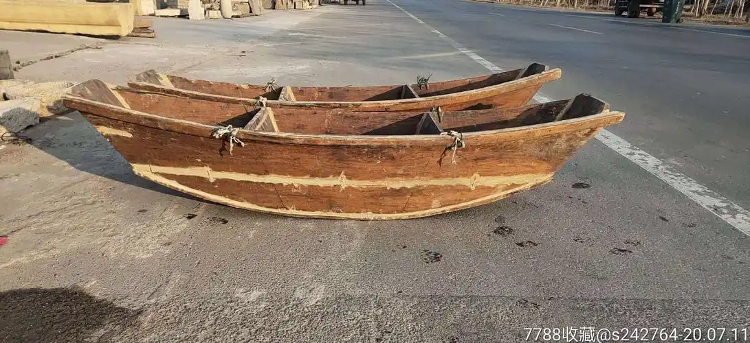 老木船一对,完整包老,正常使用.一对1980元不包邮