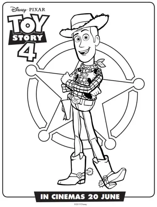 玩具总动员 4 著色纸哪里可以下载?小朋友空白著色纸下载