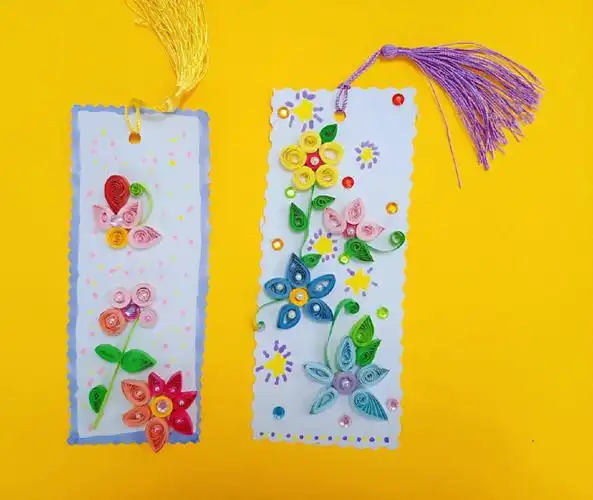 书签  #好看的书签  #自制书签  #衍纸  #衍纸手工  #我的衍纸时光