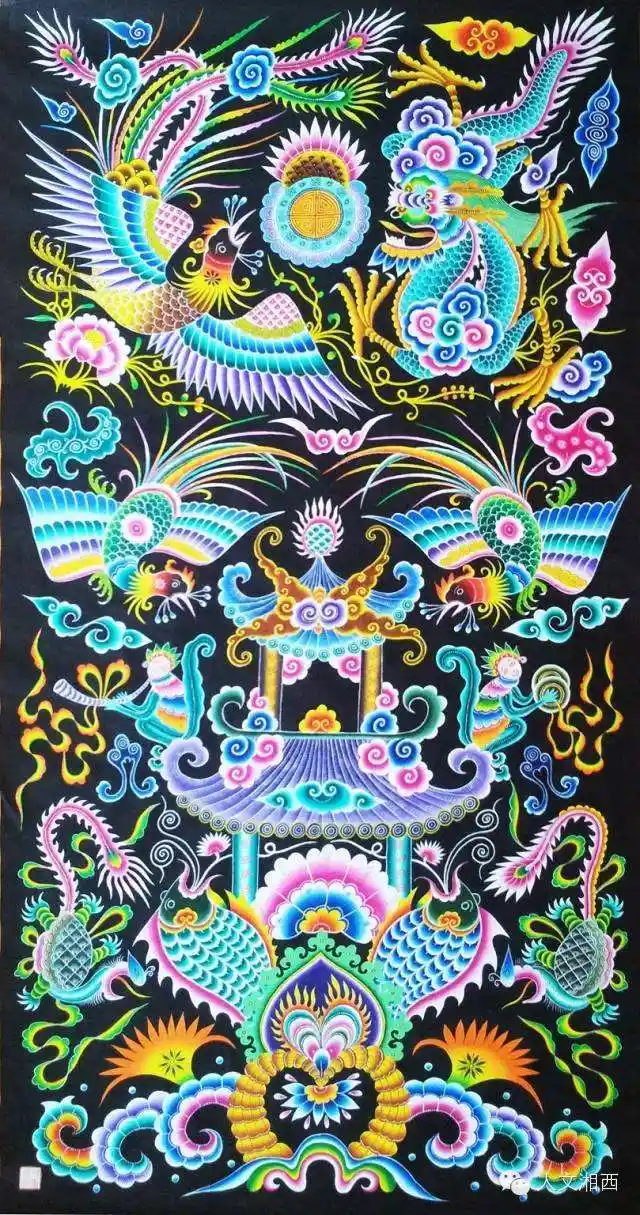 苗画,湘西苗族文化最美的色彩