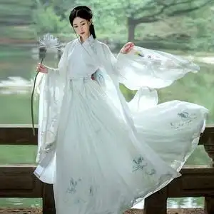 明制汉服女夏款中国风广袖流仙裙古装仙气飘逸古风新款春夏超仙