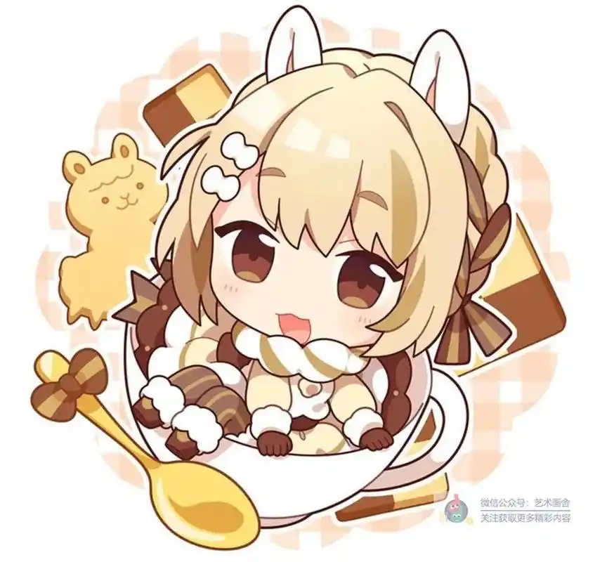 q版动漫|超可爱萌系女生,高清素材大放送!