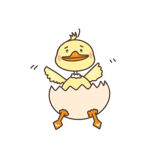 破蛋小黄鸭个性微信头像