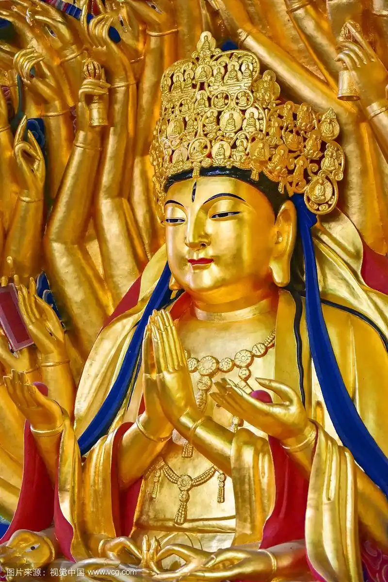 重庆大足石刻千手观音像