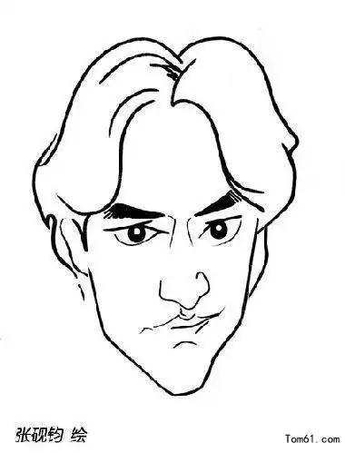 明星脸-简笔画图片-儿童资源网手机版