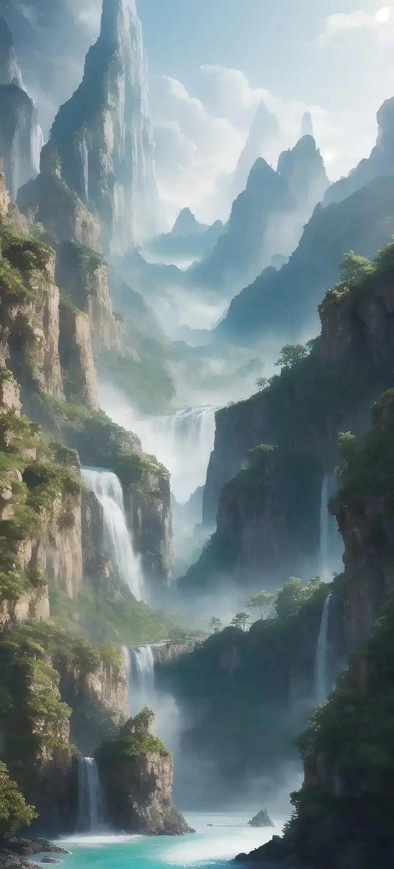 山间云海,恍若仙境.#上热门 #治愈系风景 #iphone壁 - 抖音