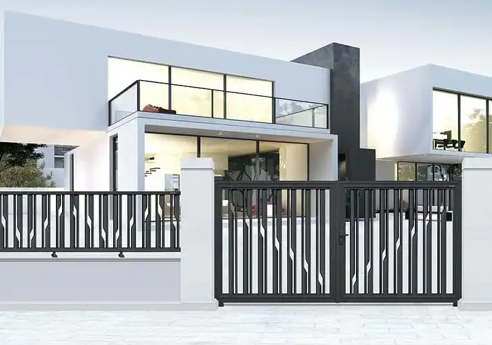 现代简约风的铝艺庭院大门和护栏怎么搭配更好?