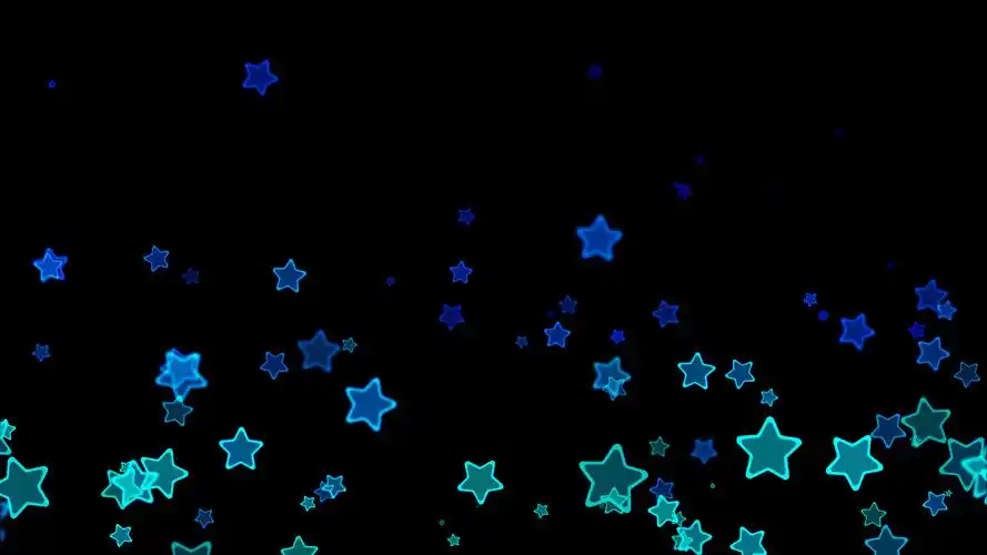 蓝色梦幻星星【循环带通道】