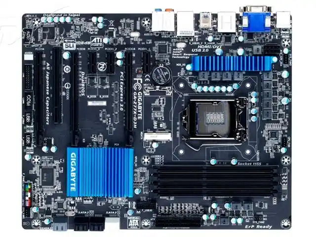 技嘉ga-z77mx-d3h主板产品图片4(4/4)