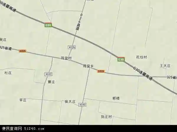 观堂乡地图 - 观堂乡卫星地图 - 观堂乡高清航拍地图 - 便民查询网