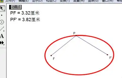 椭圆的画法几何画板的动画演示