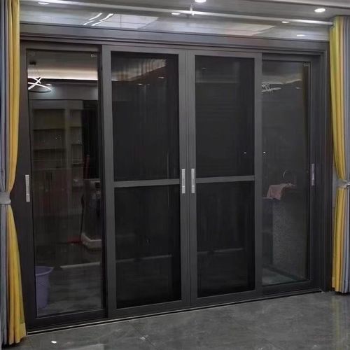 钛镁铝合金重型阳台客厅高档玻璃移门别墅室外卫生间厨房推拉门