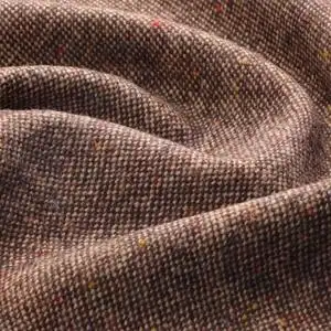 英伦风哈里斯粗花呢混彩点呢港花羊毛呢面料复古毛料色织服装布料