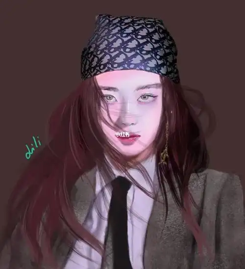 procreate板绘练习jisoo金智秀