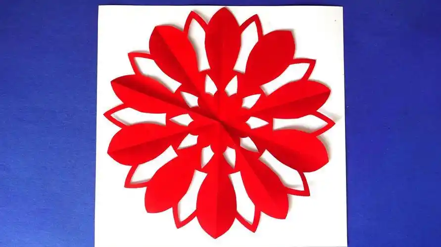 对折剪纸立体创意