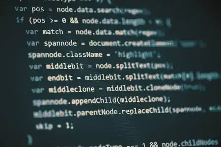 软件的计算机编程代码照片