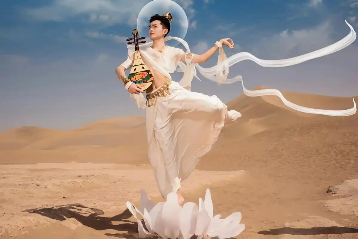 敦煌飞天|男飞天来咯 这组男飞天大家觉得怎么样