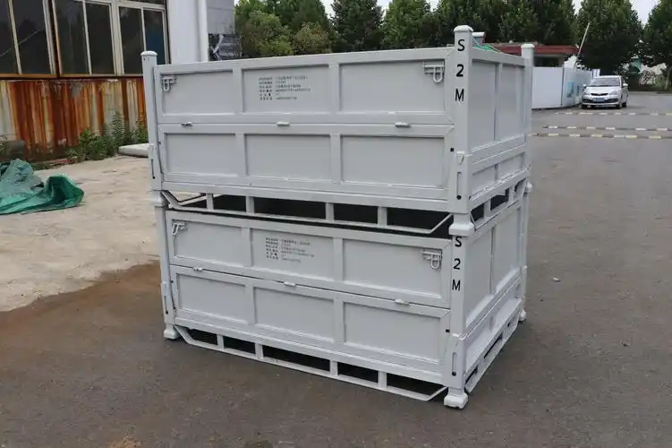 上海物流周转箱 料箱 折叠箱 金属料箱铁筐 折叠蝴蝶箱 汽配专用