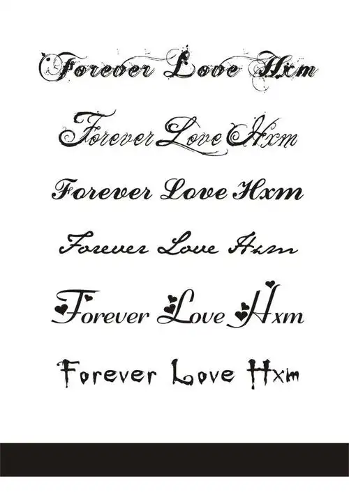 字母纹身设计图片,字母纹身,纹身图案,字母设计.