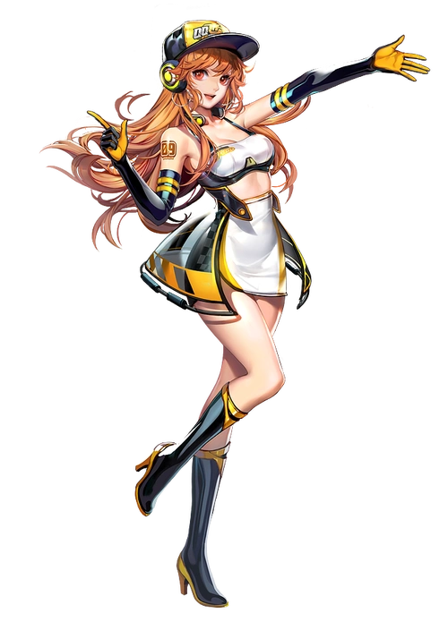 qq飞车伸手指引小橘子